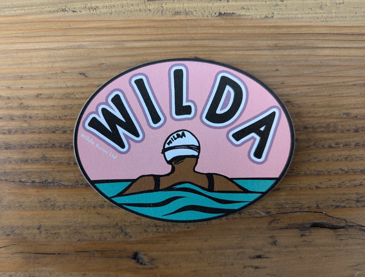 Swim the Distance Sticker