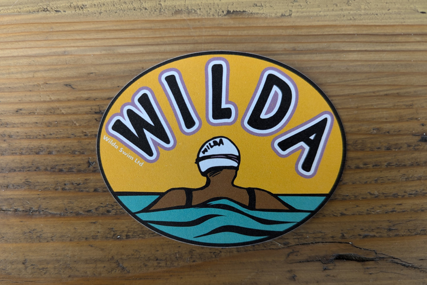 Swim the Distance Sticker